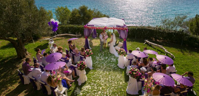 Wedding ceremony in Rhodes Greece